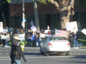 Santa Clarita residents march to raise awareness of the 911 Good Samaritan Act