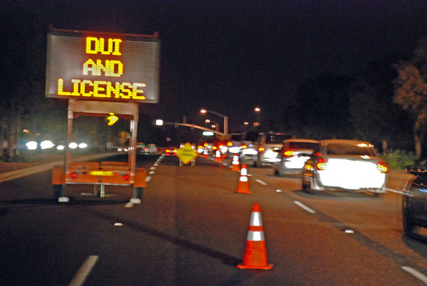 Los Angeles DUI and License Checkpoint. Photo credit: blogs.kcrw.com