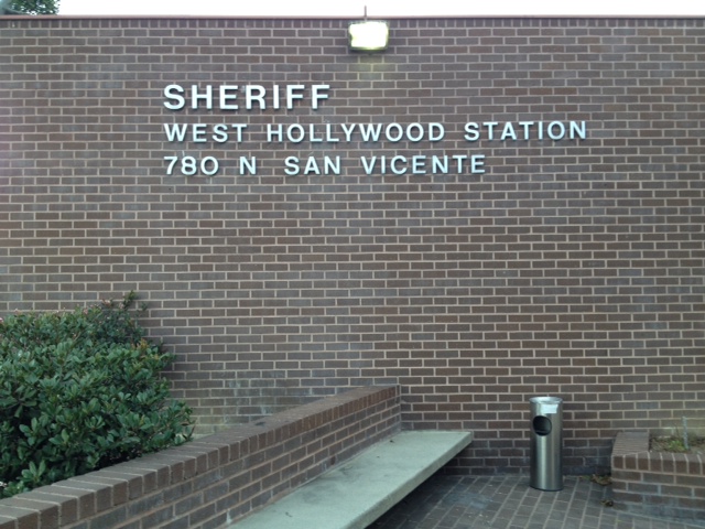 West Hollywood Sheriff. Photo, SCV Bail Bonds